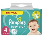 Pampers Baby Dry Maat 4 | 70 stuks