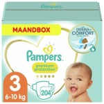 Pampers Premium Protection Maat 3 | 204 stuks