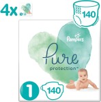 Pampers Pure Protection Maat 1 | 140 stuks