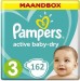 Pampers Active Baby Maat 3 | 162 stuks