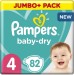 Pampers Baby Dry Maat 4 | 82 stuks