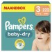 Pampers Baby Dry Maat 3 | 222 stuks