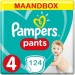 Pampers Baby Dry Pants Maat 4 | 124 stuks