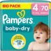 Pampers Baby Dry Maat 4 | 70 stuks