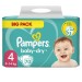 Pampers Baby Dry Maat 4 | 70 stuks