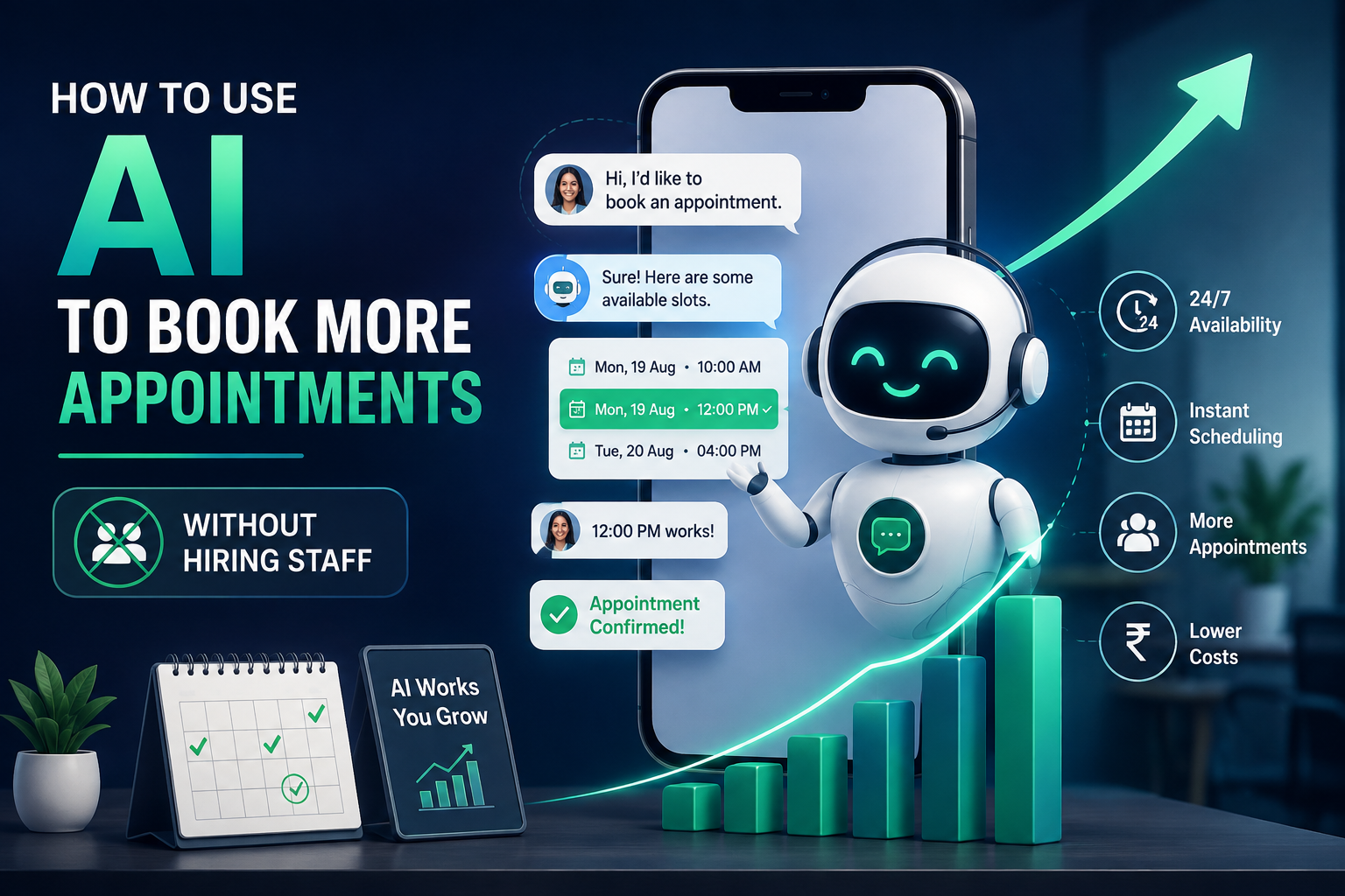 How to Use AI to Book More Appointments Without Hiring Staff