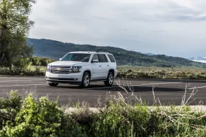 Chevrolet Tahoe LTZ at Yellowstone national park