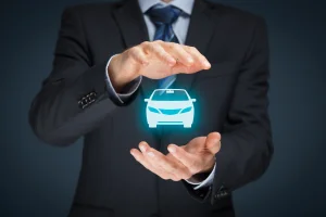 Graphic of an imaginary car being protected by the best vehicle extended warranties