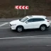 White suv on the highway