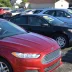 used car lot with several used cars