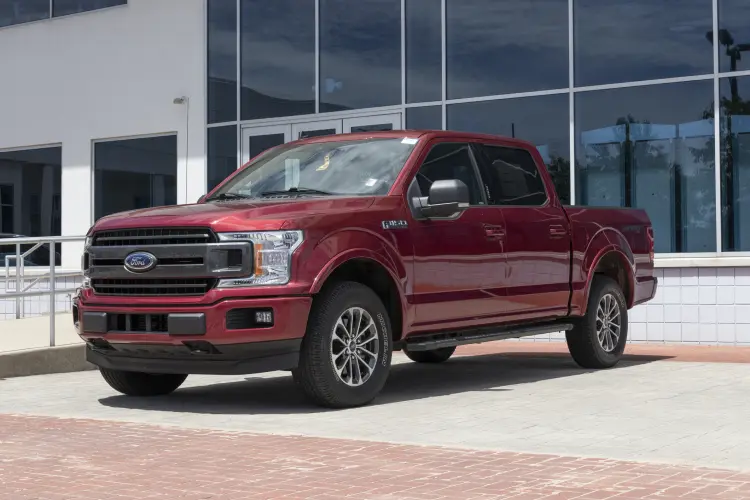 Used Ford F-150 on a dealer lot