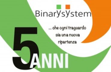 Binary System compie 5 anni