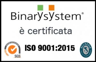 Certificato di Qualità Binary System