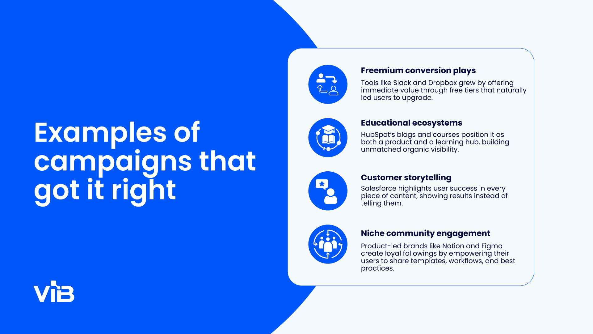 Best B2B SaaS marketing campaigns | ViB