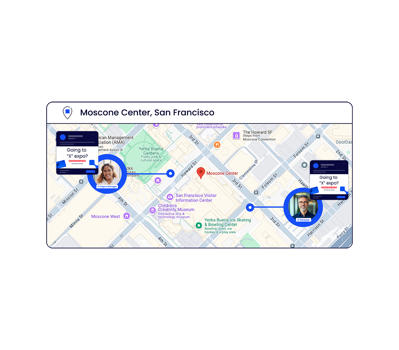 Geofencing an event
