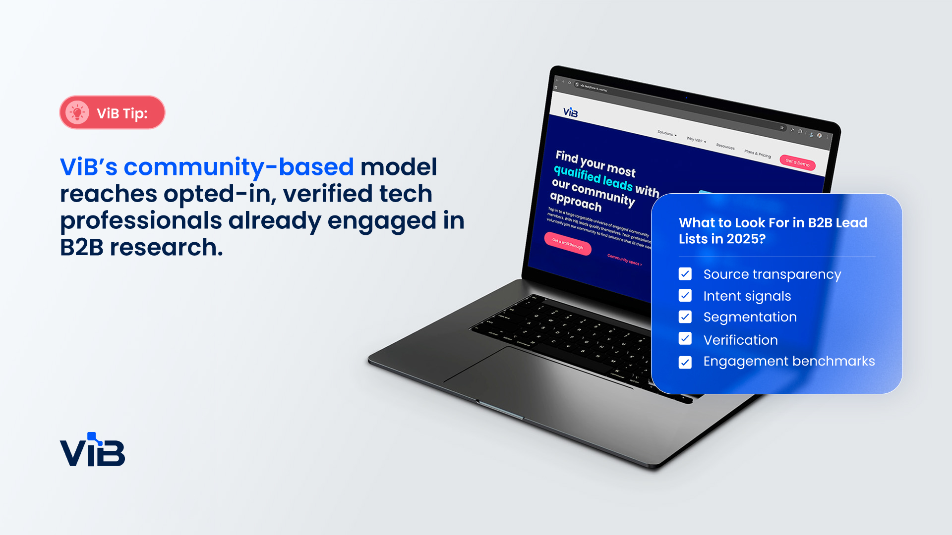 ViB's community-based model