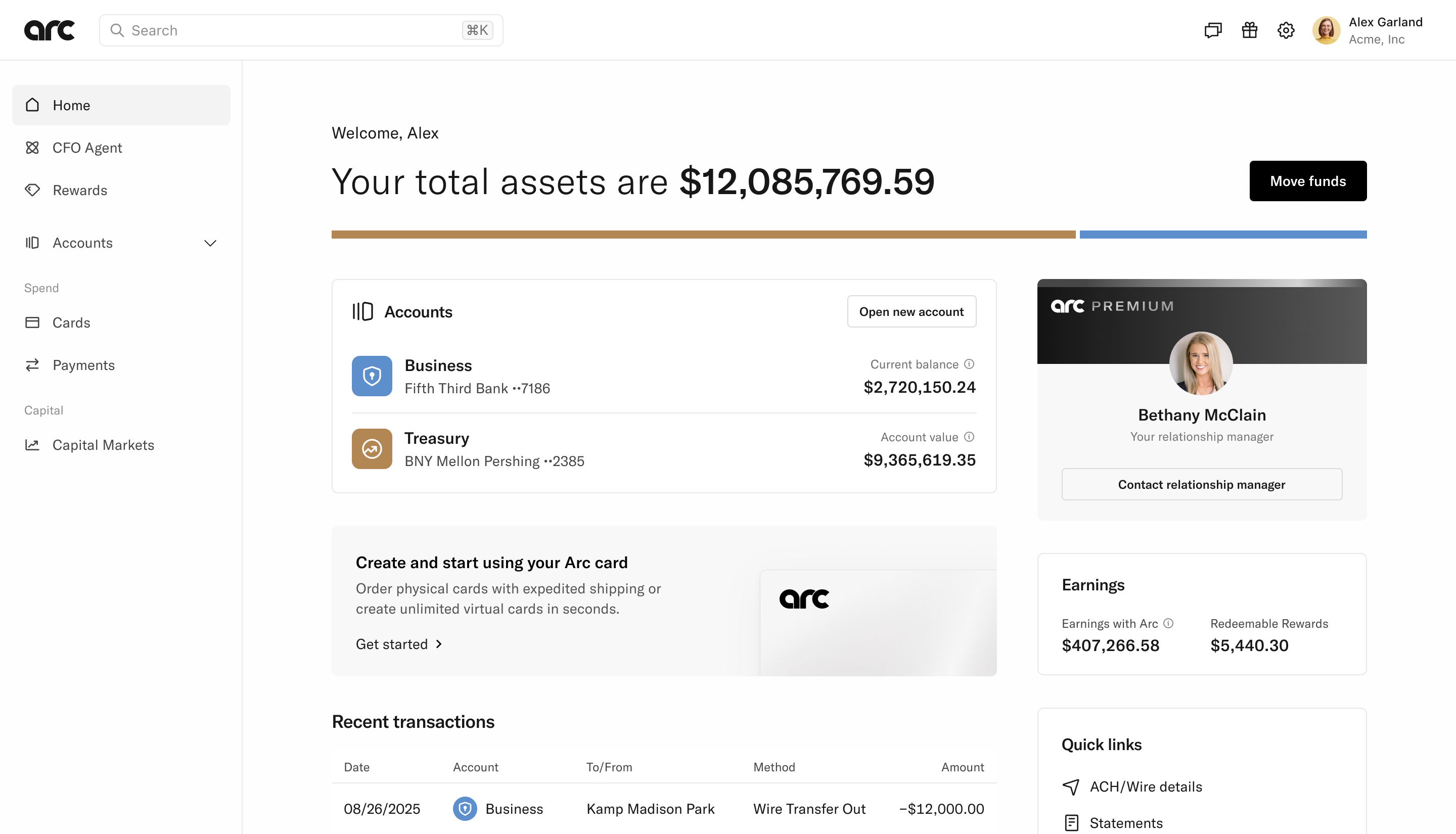 Treasury Dashboard