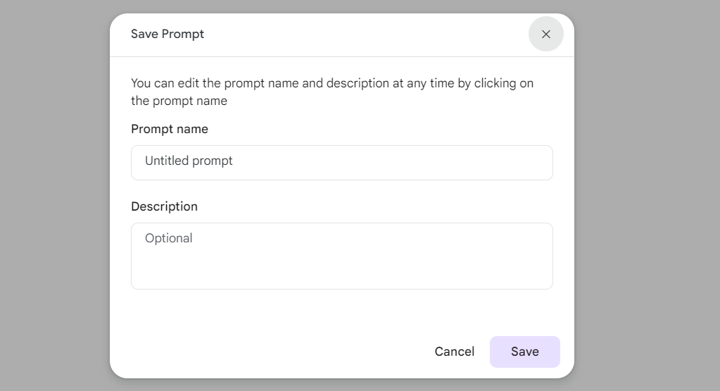 Save to Drive Prompt