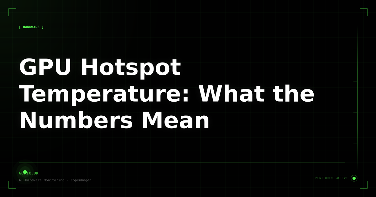 GPU Hotspot Temperature: What's Normal and What's Dangerous