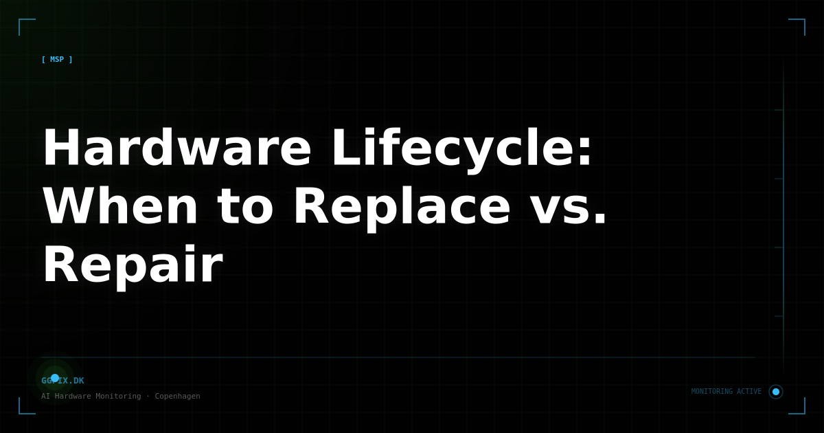 Hardware Lifecycle Planning: When to Replace vs. Repair