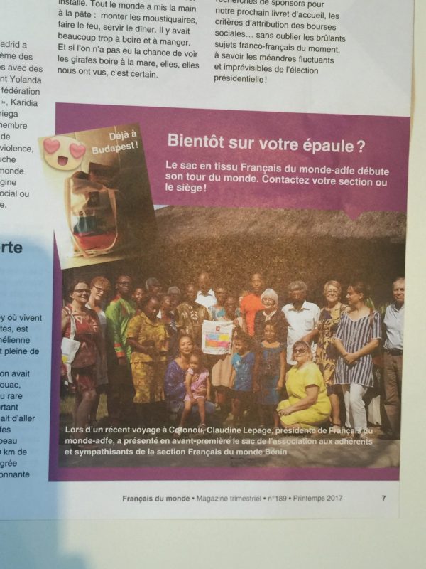 Les tote bags de monde-adfe