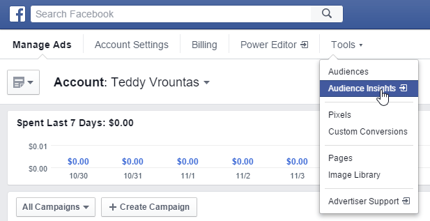 This picture shows how Facebook's Audience Insights can target prospects better to achieve maximum ROI.