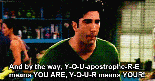 This gif shows digital marketing agencies why poor grammar and failing to proofread can cause you to fail writing business proposals when trying to sign new clients.