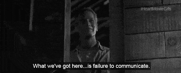 This gif shows digital marketing agencies why lack of communication can hurt when trying to sign new clients.