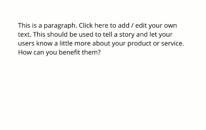 This gif shows marketers how to adjust text alignment to individual page elements using Instapage's new CSS editing module.