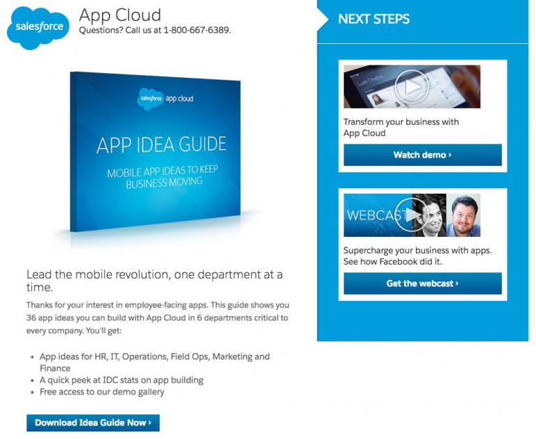 15 Ways Salesforce Uses Landing Pages to Generate Business