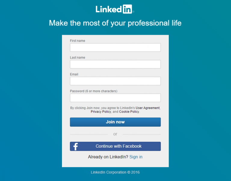 sign up for linkedin recruiter