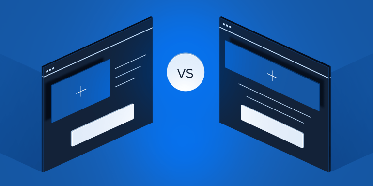 This picture shows marketers the landing page comparison of different page types and when to use them in their marketing campaigns.