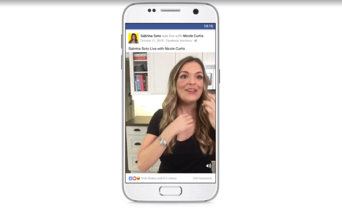 This picture shows marketers how Facebook users can watch videos in vertical format with the newest update.