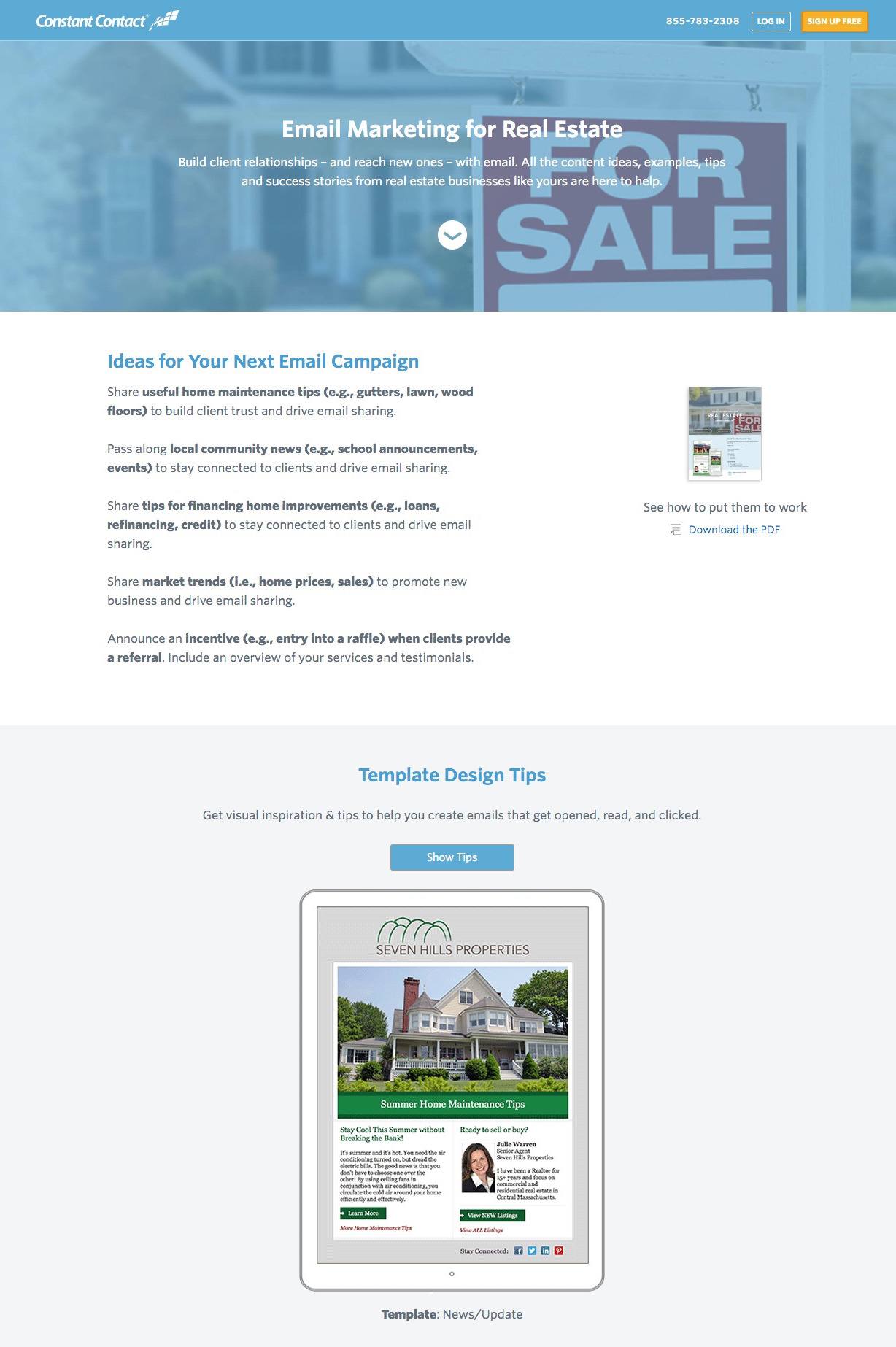 7 constant contact landing pages discover which elements drive action constant contact