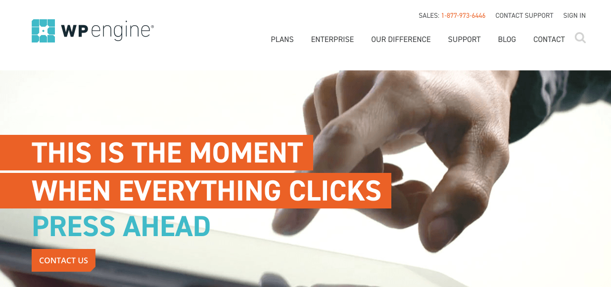 LinkedIn Matched Audiences click-through page