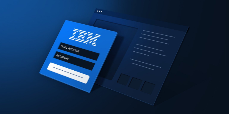 IBM landing page