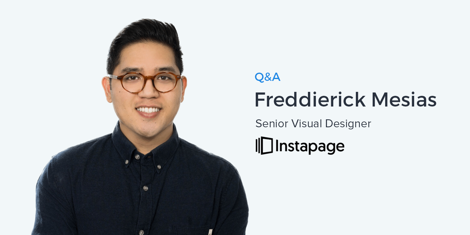 Landing Page Design Q A With Senior Visual Designer Freddierick Mesias