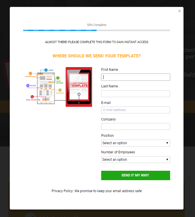 Learn How To Reduce Landing Page Friction With These 8 Multi Step Form 8929