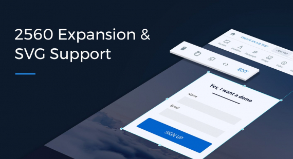 Even More Design Flexibility: SVG Image Support & 2560px Expansion