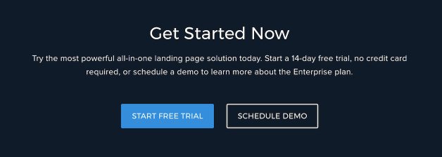 A/B testing homepage CTA demo