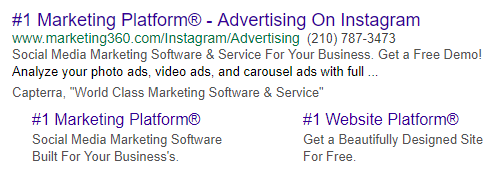 search engine advertising ad extensions
