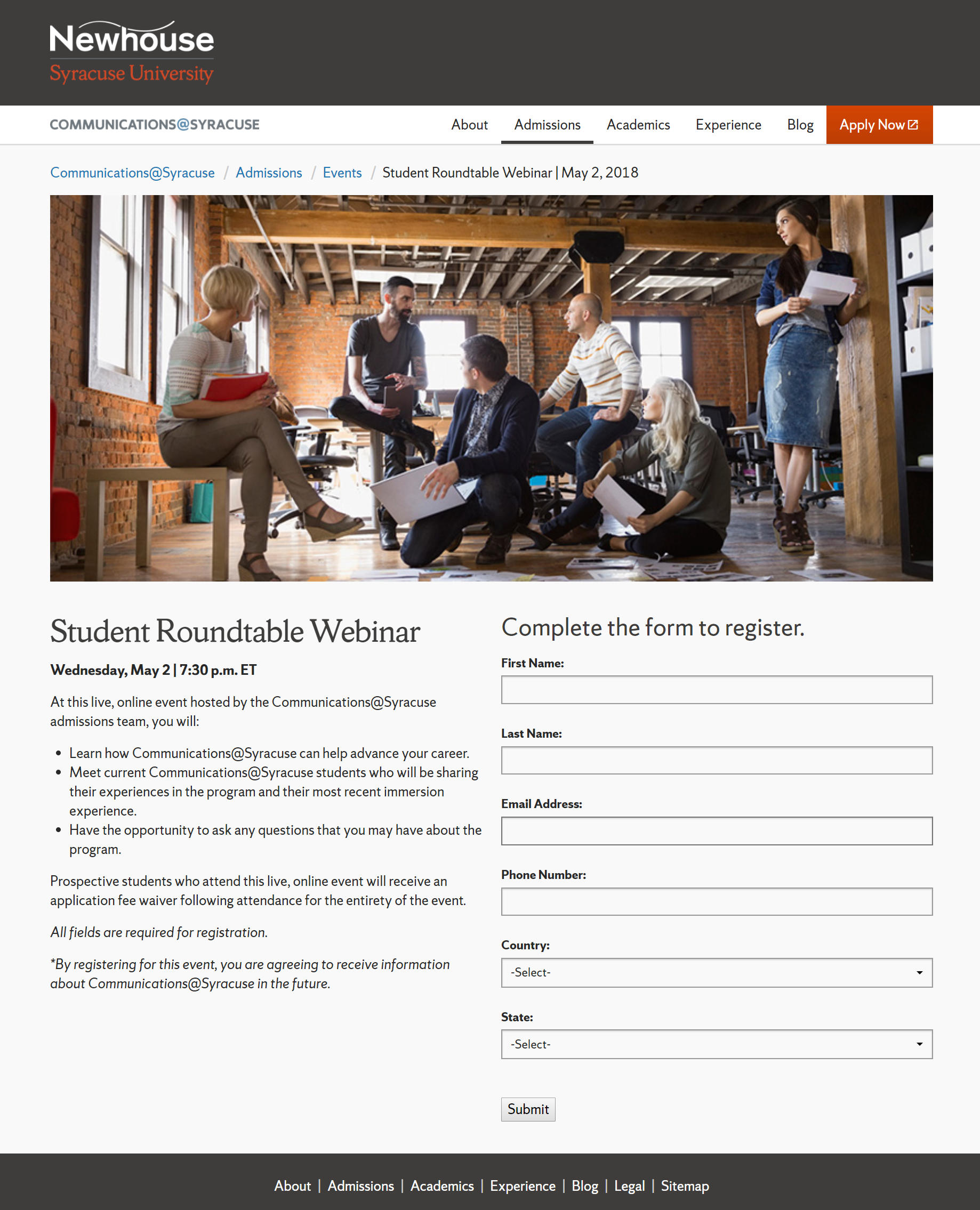 email marketing optimization post-click landing page