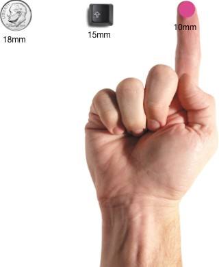 mobile conversion button size