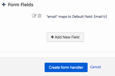 Pardot integration add form field