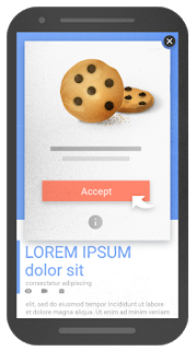 annonces interstitielles utilisation des cookies