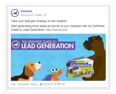 facebook ad link description