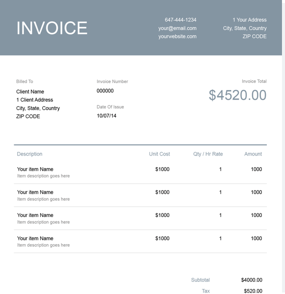 get invoicing jobs