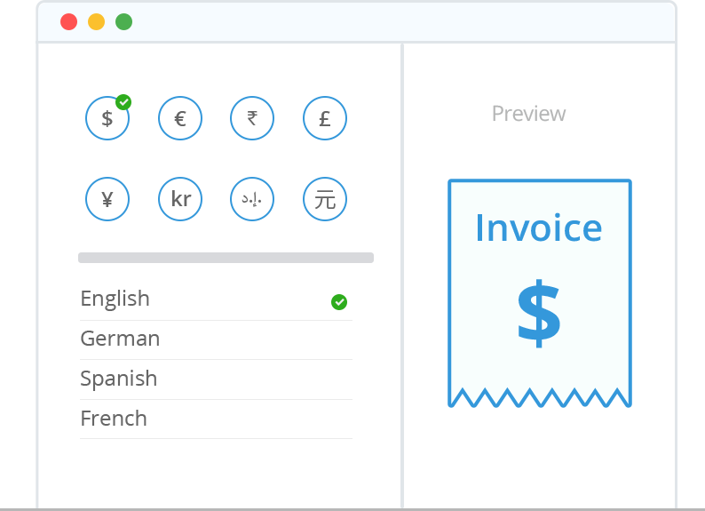 international business invoicing