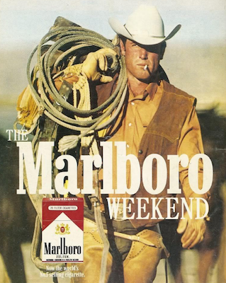 evolution of advertising Marlboro man character