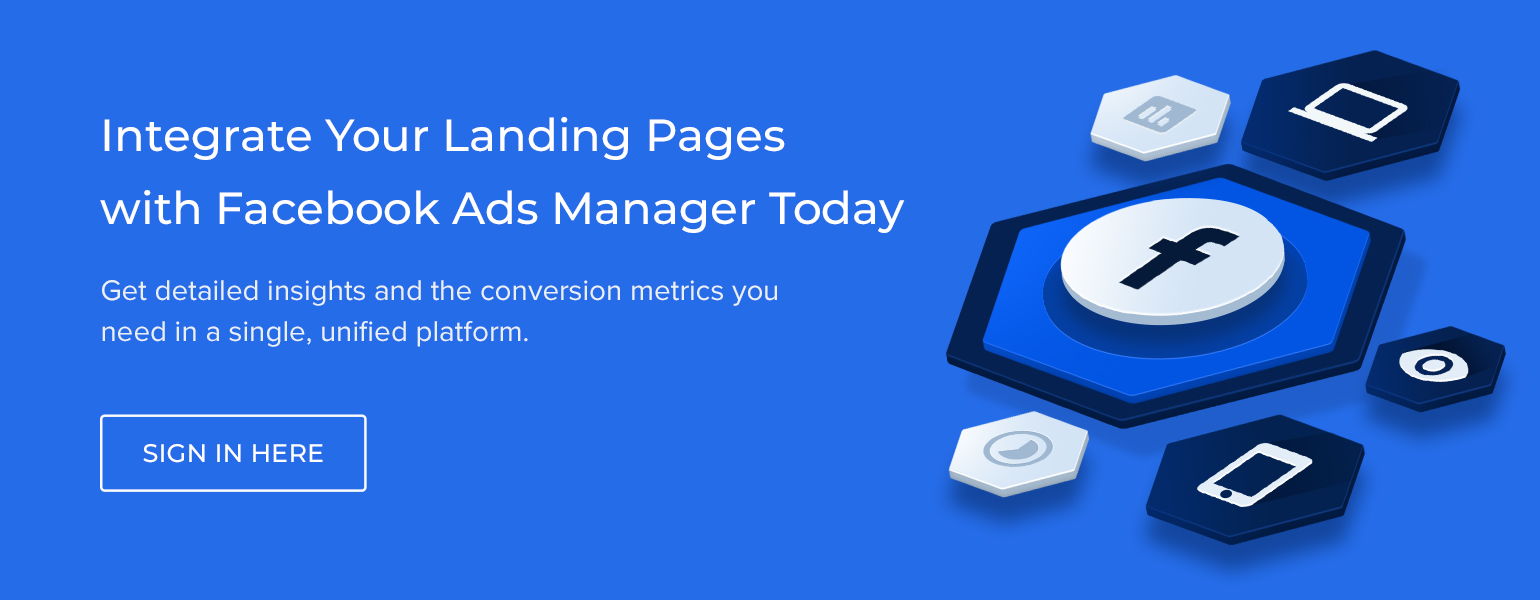 Facebook Ads Manager integration Instapage